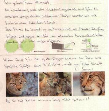 S. unterwegs auf dem Malerweg im Juni 2012